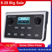 MOOER PE100 Portable Multi-effects Processor Guitar Effect Pedal 39 Effects 40 Drum Patterns 10 Metronomes Tap Tempo 2024 - buy cheap