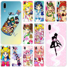 Популярный силиконовый чехол для телефона Sailor Moon Аниме для huawei P30 P20 Pro P10 P9 P8 Lite 2017 P Smart Z Plus 2019 NOVA 3 3i 5i 5Pro 2024 - купить недорого