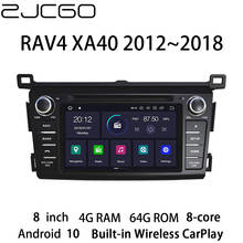 Carro multimídia player estéreo gps dvd rádio navegação tela android para toyota rav4 xa40 2012 2013 2014 2015 2016 2017 2018 2024 - compre barato