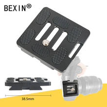 BEXIN-Mini Placa de liberación rápida para cámara Dslr, placa de montaje rápido para Sirui, cabezal de bola, abrazadera para cámara Dslr 2024 - compra barato