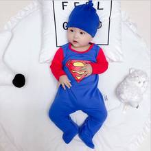 Super Hero Character Baby Rompers Blue Red Cotton Jumpsuit Toddler Overalls For 3 6 8 10 12 18 24 Months Baby Clothes RL-6 2024 - buy cheap