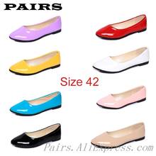 Women Shoes 2019 Big Size Women Flats Candy Color Woman Loafers Spring Autumn Flat Shoes Women Zapatos Mujer Plus Size 35-42 2024 - buy cheap