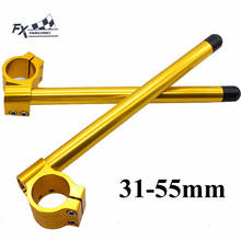 Gold CNC Motorcycle Clip On Ones Clipon 31 33 35 36 37 38 39 41 43 45 46 48 50 51 52 53 54 55mm Handlebar Fork Clamp Handle Bar 2024 - buy cheap