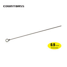 50pcs  0.9mm Staianless Steel Wire Form, DIY Spinner baits, Fishing Lure Accessories, Tackle Craft 2024 - buy cheap