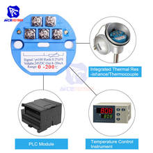 diymore PT100 Temperature Sensor Transmitter 0 -200℃ DC 24V 4-20mA Temperature Sensor for Integrated Thermal Resistance Module 2024 - buy cheap