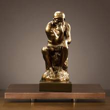 Thinker estátua de arte decoração figura escultura criativa, estudo, escritório, presente 2024 - compre barato