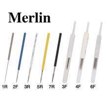 100pcs 3R Merlin Tattoo Needles For Permanent Makeup Eyebrow and Lip Designs Deluxe Merlin Machine 100 pcs needle tip for gift 2024 - buy cheap