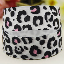 22mm 25mm 38mm 75mm Leopard Print Cartoon pattern printed Grosgrain Ribbon party decoration 10 Yards X-04223 2024 - buy cheap