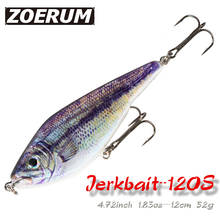 12cm 52g Wobblers Fishing Lures Sinking Lures for Bass Fishing Bait Pike Jerkbait Pencil Crankbait Artificial Bait Hard Lures 2024 - buy cheap