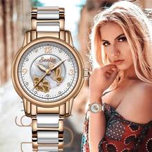 SUNKTA Ceramic Bracelet Women Watches Quartz Watch Ladies Top Brand Luxury Female Watch Girl Clock Gift Relogio Feminino+Box 2024 - buy cheap