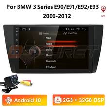 Radio con GPS para coche, reproductor Multimedia con Android 10, DSP, 4 núcleos, 2 GB, 32 GB, estéreo, SIN DVD, USB, para BMW E90, E91, E92, E93 2024 - compra barato