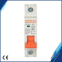 CENOE-Interruptor de Mini disyuntor con protección contra sobrecargas y cortocircuitos, interruptor con la mejor aprobación CE, 1p, AC240V, 16A-63A 2024 - compra barato