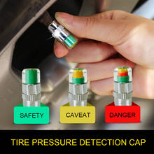 36 Psi 2.4 Bar Air Warning Alert Tire Valve Pressure Sensor Monitor Tyre Cap Indicator For Auto Car New 4PCS Universal Car Use 2024 - купить недорого