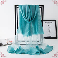 Cool New Arrival Nice Scarves & Wraps Lady's Scarf Soild Color Organza Woman Spring Neckerchief beach towel 2024 - buy cheap