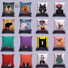 Cartoon Animal Dog Car Decorative Throw Pillows Case Cushion Cover Home Party Decor Panda Bear Husky Sofa Car Waist Pillow Shams 2024 - buy cheap