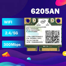 Intel 6205an 62205an hmw metade mini pci-e wlan sem fio wifi cartão x9jdy para dell portátil 2024 - compre barato