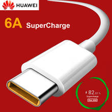Huawei-Cable USB tipo C Original 6A, cargador de 66W para P20, P30, P40 Pro, Mate 30, 40 Pro, Nova, 8, Se, Honor 30, 30S, V30 2024 - compra barato