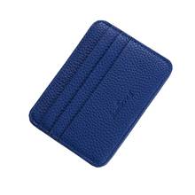 Fashion Slim Minimalist Wallet PU Leather Credit Card Holder Short Purse Leather ID Card Holder Candy Color Bank Multi Slot Card 2024 - buy cheap