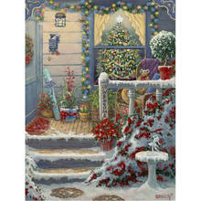 Full Square Round Drill 5D DIY Diamond Painting Cross Stitch Christmas tree Embroidery Rhinestones Snow scene Home Decor sticke 2024 - buy cheap