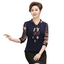 Chiffon Half Sleeve Women Blouses Tops 2020 Summer Fashion Big Size Ladies Clothing Floral Blusas Feminina Shirt Mujer 2024 - buy cheap