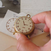 1PCS Mini Wooden Seal Stamp DIY Vintage Retro Style Alarm Clock Rubber Stamp For Diary Scrapbook Decor 2024 - buy cheap
