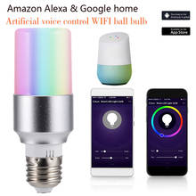 Smart LED Bulb E27 WiFi Multicolor Bulb For Amazon Alexa Google Variable Bulb Smart WIFI Light Bulb APP RC Color Adjustment 2024 - buy cheap
