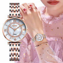 Women Watches Top Brand Luxury Fashion Diamond Ladies Wristwatches Stainless Steel Strap Female Quartz Watch Reloj Mujer 2024 - buy cheap