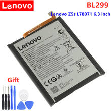 Bl299-bateria original para lenovo z5s, l78071, 3300mah, nova bateria de alta qualidade com número de rastreamento, 6.3 polegadas 2024 - compre barato