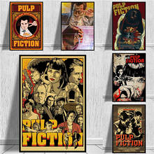 Pósteres de arte Vintage de película clásica de ficción Quentin Tarantino, impresiones, pintura en lienzo divertida, imágenes artísticas de pared para decoración del hogar 2024 - compra barato