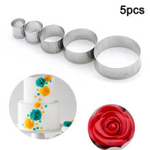 Molde para galletas y pasteles, cortador de forma redonda de acero inoxidable, herramientas para Fondant, molde para accesorios de horneado 2024 - compra barato