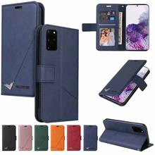 Luxury Flip Leather Case For Samsung Galaxy S20 FE case For Samsung galaxy S20 plus S20 ultra Magnetic wallet Card case 2024 - buy cheap