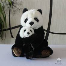 Plush Panda Mother And Baby Doll Toys Gifts Cute  Pillow Children Dolls Soft Toy Present 2024 - buy cheap