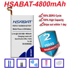 HSABAT EB-BG960ABE Top Brand 100% New 4800mAh Battery for Samsung GALAXY S9 G9600 G960F SM-G960 in stock 2024 - buy cheap