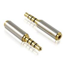 2Pcs Gold 3.5mm to 2.5mm / 2.5 mm to 3.5 mm Female Audio Stereo Adapter Plug Converter Headphone Jack For Nokia Earphone Adapter 2024 - buy cheap