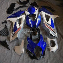White/blue motorcycle body kit article GSX-R1000 2007 2008 GSX R1000 07-08 K7 for Suzuki fairings GSX-R1000 k7 K8 07 08 2024 - buy cheap