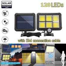 COB 56/100/120 LED Outdoor Solar Wall Light PIR Motion Sensor Solar Lamp Infrared Sensor Waterproof Garden Light Lamp Dropship 2024 - buy cheap