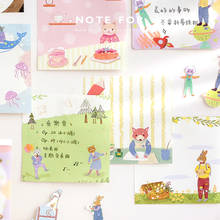 20sets/lot Memo Pads Sticky Notes Forest Story Paper diary Scrapbooking Stickers Office School stationery Notepad 2024 - buy cheap