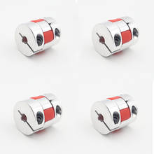 4pcs 5X12 5mm to 12mm  D25L30 Aluminium Shaft Plum blossom Coupling Motor Connector Flexible shaft 2024 - buy cheap