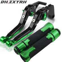 For KAWASAKI j125 J 125 2014 2015 2016 2017 2018 Motorcycle Accessories Folding Extendable Brake Clutch Levers Handbar End Grips 2024 - buy cheap