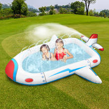 Childrens water splash play mat Inflatable Spray Water Cushion Summer Kids Play Water Mat Lawn Games Pad Sprinkler Play Toys Out 2024 - buy cheap