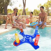 Anillo inflable de piscina para niños, juguete de piscina flotante con 4 anillos 2024 - compra barato