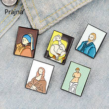 Pin de pintura al óleo Vintage Van Gogh Venus, alfileres esmaltados, mochilas, ropa, solapa, insignia, regalo de joyería 2024 - compra barato