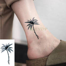 Водонепроницаемые временные тату наклейки кокосовое дерево маленький размер тату наклейки флэш-тату поддельные татуировки для девочек и женщин 2022 - купить недорого