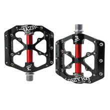 Hot Universal Sealed Bearing Bike Pedals CNC Aluminum Body 3 Bearing Bicycle Flat Pedals For MTB Road Cycling BMX Road Bicycle 2024 - buy cheap