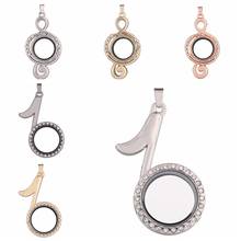 Musical Note Locket 10pcs/Lot Multicolor Floating Pendants For Jewelry Making Photo Necklace Rhinestone Charms High Quality DIY 2024 - buy cheap
