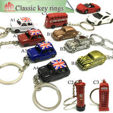 Car Alloy Keychain Keyring Pendant Car Model Key Chain Ring Holder for Mini Cooper Car Key ring decor Keyfob Key Holder 2024 - buy cheap