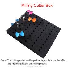 110 Holes Router Bit Tray Storage Holder for 1/4'' 1/2'' Shank Milling Cutters Brill Bits Organizer O09 20 Dropship 2024 - buy cheap