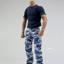 US Navy a escala 1/6 para hombre, uniforme militar de entrenamiento de camuflaje, traje, modelo para muñeca de acción de cuerpo de 12 pulgadas, juguete 2024 - compra barato