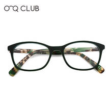 Gafas ópticas cuadradas y cómodas para miopía para niños, lentes de acetato, ultraligeras, OQ16002, O-Q CLUB 2024 - compra barato