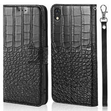 Funda de piel de cocodrilo para Asus Zenfone ZB501KL, cartera, tarjetero, soporte para libro, Coque con correa 2024 - compra barato